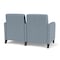 Lesro Siena Lounge Reception 2 Seat Tandem Seating, Black, RS Rain Song Upholstery SN2103 - alternate 2